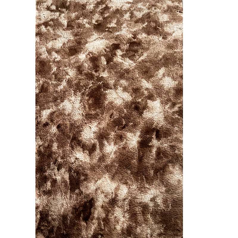 Tie dyed rabbit fur carpet